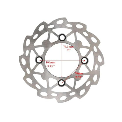 PRO BAT 190mm/7.48" Brake Caliper Disc Disk Rotor w/Bolt