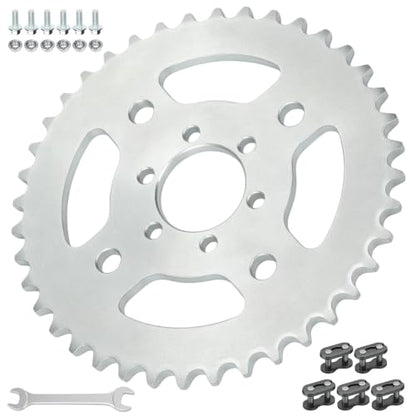 40 Tooth Rear Sprocket for #40 41 420 Chain Coleman CT100U GMB100 - color: Silver-40 Tooth