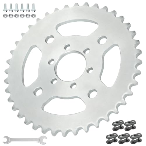 40 Tooth Rear Sprocket for #40 41 420 Chain Coleman CT100U GMB100 - color: Silver-40 Tooth