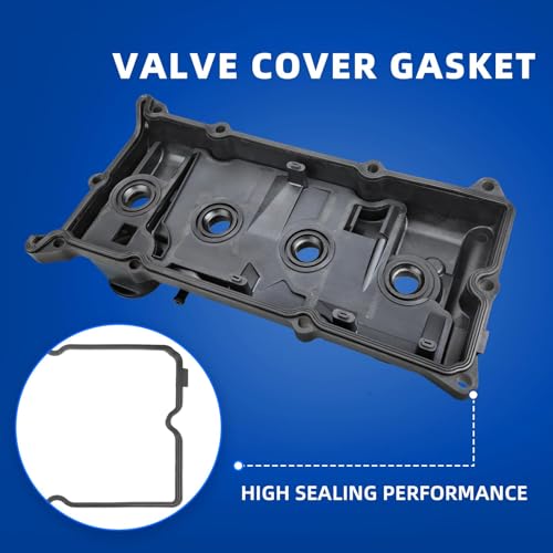 MITZONE Engine Valve Cover Kit Gaskets, Spark Plug Tube Seals Set, Oil Filler Cap, P CV Cover, Bolts Compatible with 2002-2006 Nissan Altima Sentra 2.5L Replaces 13264-3Z001 13264 3Z001 264-982 - color: 004-003