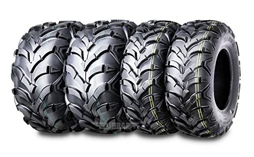 WANDA ATV Tire Set 22x7-11 & 22x10-9 6PR for Honda Recon250 Suzuki Ozark250 - size: 22X7-11&22X10-9