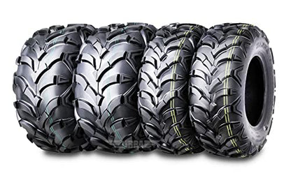 WANDA ATV Tire Set 22x7-11 & 22x10-9 6PR for Honda Recon250 Suzuki Ozark250 - size: 22X7-11&22X10-9