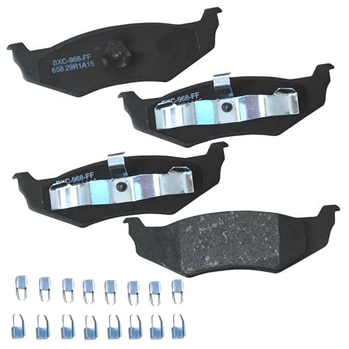 Bendix Premium SBC658 Ceramic Rear Brake Pads for Select Models Chrysler 300M, Concorde, Intrepid, LHS, New Yorker, PT Cruiser, Sebring, Dodge Neon, Eagle Vision - style: SBC658