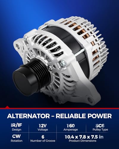 KAX 160AMP New Alternator Fit for Dodge Journey 2009-2020 - size: 11440N