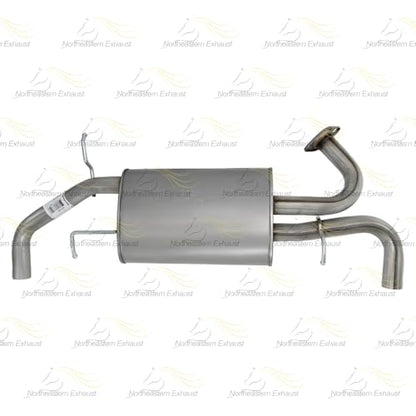 Exhaust Muffler Compatible for Acura RDX 2007-2012 2.3L | Stainless Steel | Northeastern Exhaust | Free Gasket Included | Direct-Fit Replacement