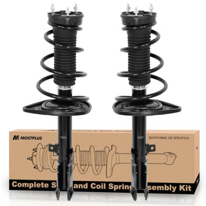 MOSTPLUS Rear Strut Assembly & Shock Absorber Compatible for 2012 2013 2014 Toyota Camry 173034/173033 Coil Spring 2PCS - size: Rear Struts(Set of 2), style: 2012-2017 Camry