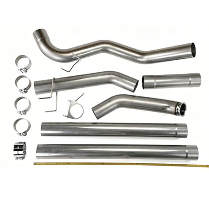 Stainless Steel Exhaust Pipes for 2011-2018 Dodge Ram 3500 4500 5500 6.7L 5" Cummins Diesel - size: for 2011-2018 Ram 3500 4500 5500