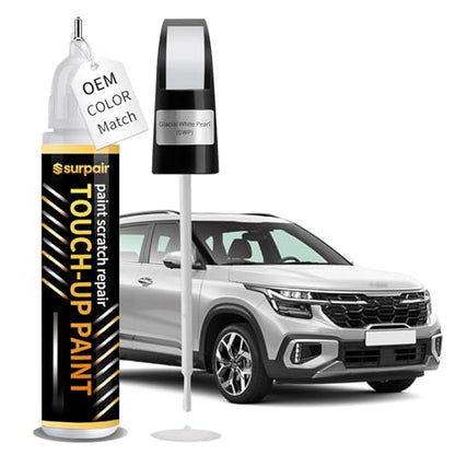 Glacial White Pearl GWP Touch up Paint for KIA Car Scratch Remover Pen - color: Glacial White Pearl (GWP)