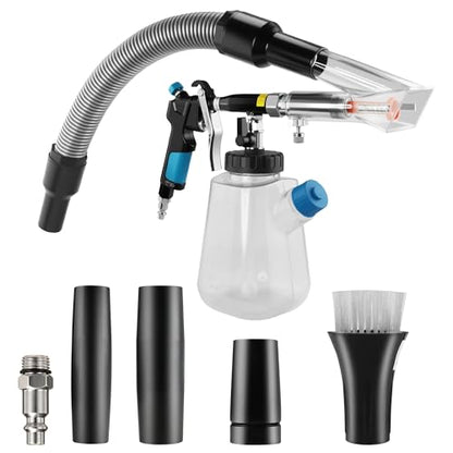 3IN1 Car Cleaning Gun Detachable Sprinkler Head for Detailing - color: blue