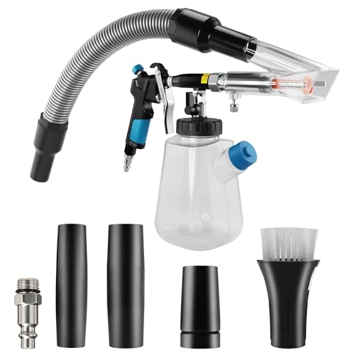 3IN1 Car Cleaning Gun Detachable Sprinkler Head for Detailing - color: blue
