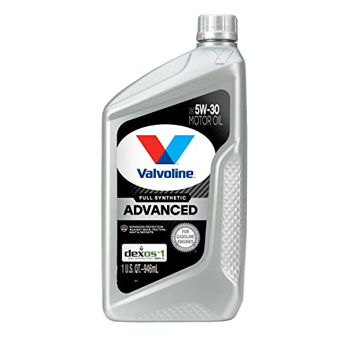 Valvoline Advanced Full Synthetic SAE 5W-30 Motor Oil 1 QT, Case of 6 - size: 1 QT, Pack of 6, style: Advanced Protection