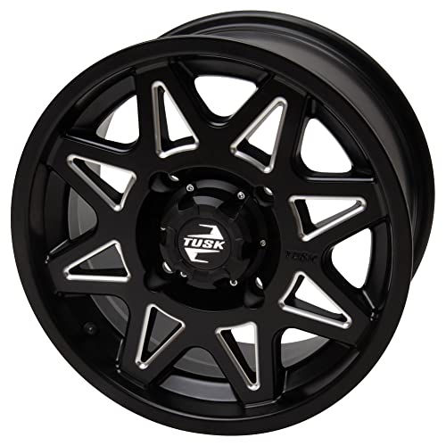4/137 Tusk Tintic Wheel 14x7 5.0 + 2.0 Milled/Black For ARCTIC CAT Stampede 2020