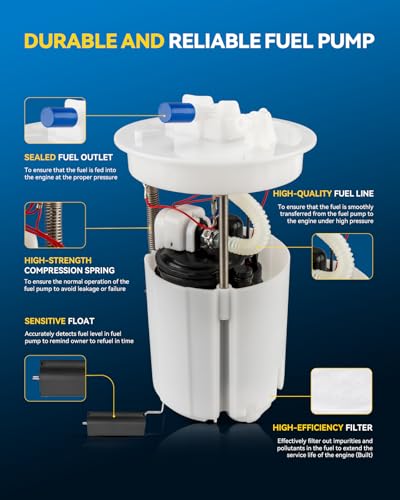 PHILTOP Electric Fuel Pump Assembly FG1286 E9049M for Mazda 3