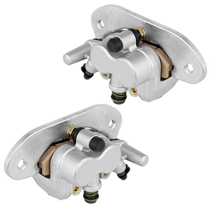 Caltric Rear Left Right Brake Caliper with Pads Compatible with Yamaha Rhino 700 Yxr700 4X4 2008-2013