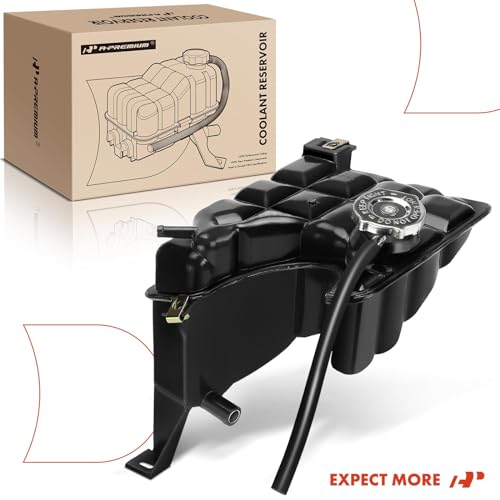 A-Premium Engine Coolant Overflow Recovery Reservoir Tank W/Cap & Tubing