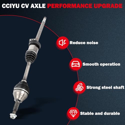CCIYU CV Axle Shaft Assembly for Ford Explorer 2011 2012 2013 - Front - size: 17-5816