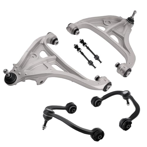 maXpeedingrods 6PC Front Control Arms for Ford F-150 2005-2008 Lincoln Mark LT 2006-2008 4WD, K80306 K80403 Suspension Kit Upper and Lower Control Arms w/Sway Bar End Links - size: 6PCS
