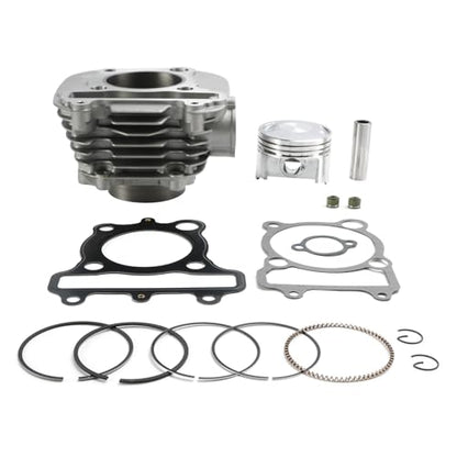 67mm Cylinder Piston Gasket Top End Rebuild Kit for Yamaha TW200 Trailway 1987-2024 YFM200 Moto-4 1985-1989 YTM200 Tri-Moto 1983-1985 - Replaces 21V-11310-00 36X-11631-00-A0 1NU-11181-00