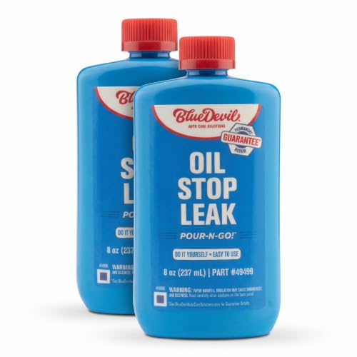 BlueDevil Products 49499 Oil Stop Leak - 8 Ounce (Pack of 2) - size: 8 oz. (Pack of 2)