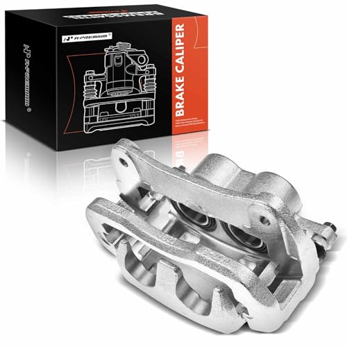 A-Premium Front Right Passenger Disc Brake Caliper with Bracket - style: Front Passenger Side