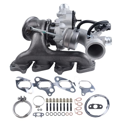 L4 1.4L Turbo Turbocharger and Complete Installation Kits Compatible with Chevrolet 2011-2015 Cruze 2016 Cruze Limited 2012-2020 Sonic 2013-2021 Trax & Buick 2013-2021 Encore Replaces# 55565353