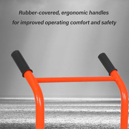 Apollo Winch Stacker, Hydraulic Pallet Truck Dolly 440 Lbs Capacity - color: Orange, size: Hydraulic-440lbs-35.8" Lift