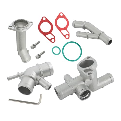 labwork Cast Aluminum Coolant Flange Upgrade Kit Replacement for 1J0121087E