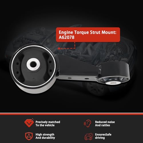 1PCS Rear Torque Strut Engine Mount Compatible with 2005 2006 2007 Avalon 3.5L OE:A62078 123630P020 - size: 2005-2007 Avalon 3.5L A62078