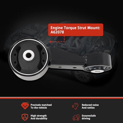 1PCS Rear Torque Strut Engine Mount Compatible with 2005 2006 2007 Avalon 3.5L OE:A62078 123630P020 - size: 2005-2007 Avalon 3.5L A62078