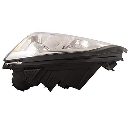 HEADLIGHTSDEPOT Chrome Housing Halogen Headlight Compatible with Kia Sorento 2007-2008 Includes Left Driver Side Headlamp