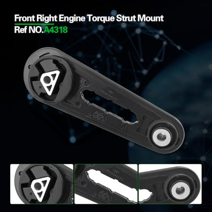 Engine Motor and Trans Mount Kit Compatible with NV200 2013-2021 - size: 2013-2021 NV200 2.0L L4