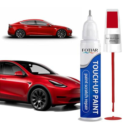 Touch Up Paint for Tesla Red Multi-Coat PPMR Paint Code Scratch Repair - color: Red Multi-Coat (PPMR)