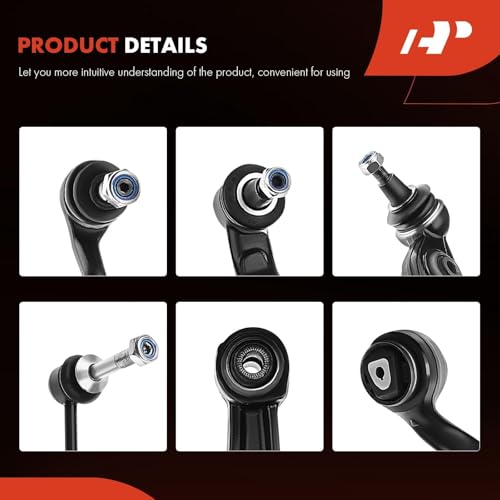 A-Premium 8Pcs Front Suspension Kit, Lower Control Arm, Sway Bar Link