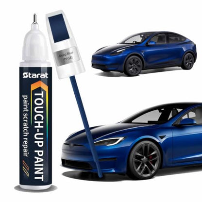 Deep Blue(PPSB) Touch Up Paint Pen for Tesla Scratch Repair - color: Deep Blue (PPSB)