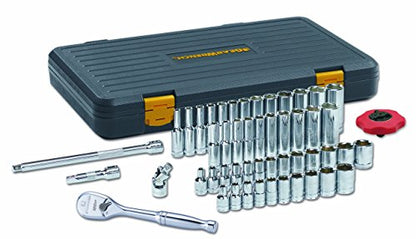GEARWRENCH 51 Pc 1/4" Dr 6 Pt 120XP SAE/Metric Mechanics Tool Set | 80300P - size: 1/4"