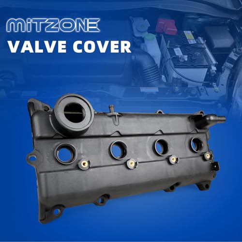 MITZONE Engine Valve Cover Kit Gaskets, Spark Plug Tube Seals Set, Oil Filler Cap, P CV Cover, Bolts Compatible with 2002-2006 Nissan Altima Sentra 2.5L Replaces 13264-3Z001 13264 3Z001 264-982 - color: 004-003