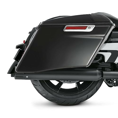 TCMT 4" Stretched Saddlebag 5" x 7" Speakers Lids Fit For Harley 2014-2024 Touring Models CVO Road King Road Glide Street Glide Electra Glide Ultra-Classic - color: Chrome Latches, size: 4" Stretched(5x7 Speaker Lids)