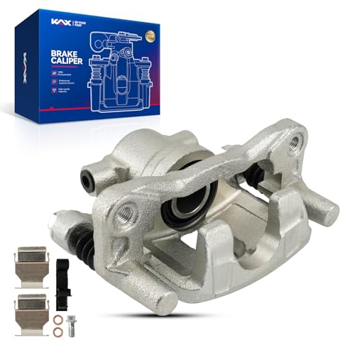KAX Disc Brake Caliper Assembly Fit for Patriot 2007-2017, Compass 2007-2017, Avenger 2008-2014, 200 2011-2014, Caliber 2007-2012, Sebring 2007-2010, Lancer 2008-2017, Rear Right Passenger Side - size: 18-B5038