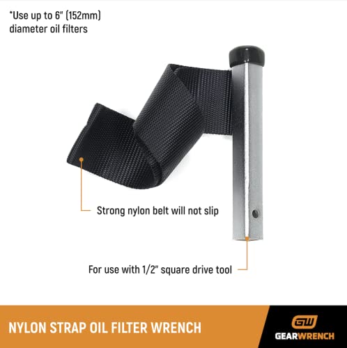 GEARWRENCH 1/2" Drive Nylon Strap Oil Filter Wrench - 3149