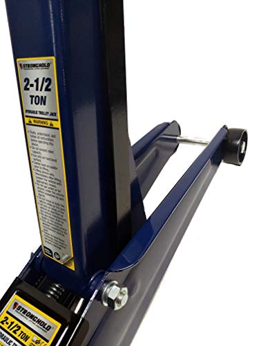 Stronghold 2-1/2 Ton, 5,000 lb. High Lift SUV and Truck Floor Jack, 20-7/8" Maximum Lifting Height