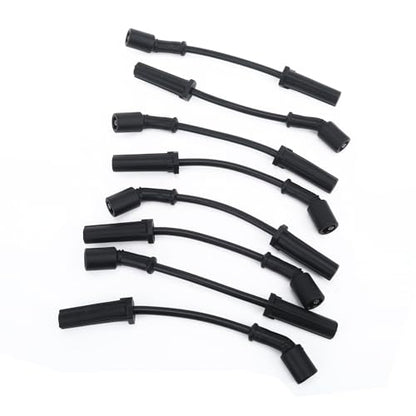 AC PERFORMANCE 9748UU High Performance Spark Plug Wire Set Black - style: 9748UU - Black