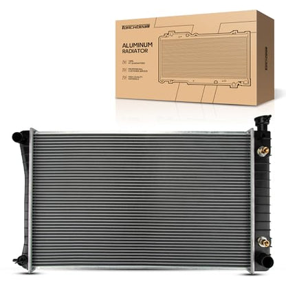 Torchbeam Core Radiator Compatible with K1500, C1500, K2500, K1500 Suburban, C2500, C1500 Suburban, V1500 Suburban, K3500, V3500, C3500, R1500 Suburban, R3500, Transmission Oil Cooler Included - size: CU618
