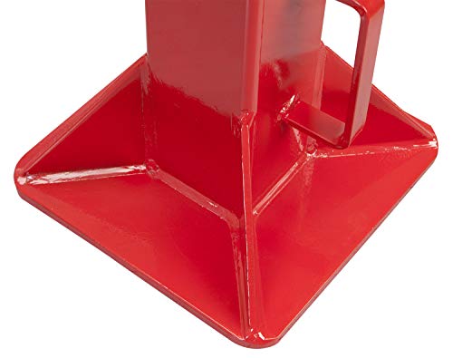 Big RED 22 Ton Car Jack Stands, Heavy Duty Pin Type Professional Car Jack Stand with Lock, Fit for Supporting Trucks, Trailers and Equipment, Red, 1 Pair