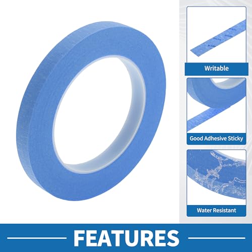 Painters Tape Easy Removal 0.5 Inches x 52.5 Yards Blue - color: Blue, size: 0.5 Inches x 52.5 Yards