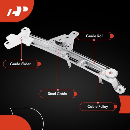 A-Premium Power Window Regulator Rear Passenger Side, Without Motor - style: Rear Passenger Side (RH)