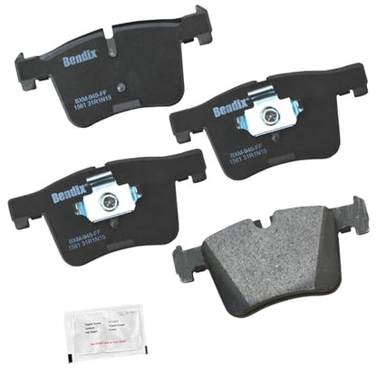 Bendix Priority1 CFM1561 Semi-Metallic Front Brake Pads for Select Models BMW 120i,220i,228i,xDrive,230i,320i,328d,328i,GT 330e,330i,428i,Gran Coupe,xDrive 430i,X3,X4