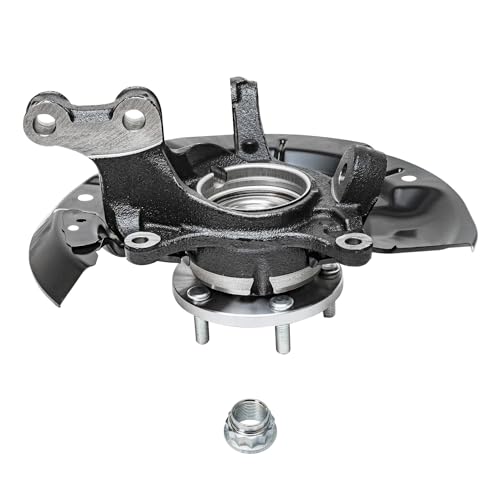 Detroit Axle - AWD Front Steering Knuckles Rear Wheel Hub and Bearings - size: 4UW47783/Kit