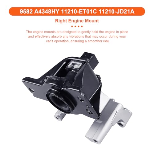 Engine Motor Mount Compatible with Nissan Sentra 07-12 L4 2.0L - size: Nissan Sentra 07-12 L4 2.0L