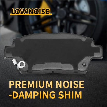 Ceramic Front Brake Pads Compatible with 2012-2015 Scion iQ;2004-2006 Scion xA/xB;2000 Toyota Celica;2001-2005 Toyota Echo;2000-2005 Toyota MR2 Spyder;2001-2009 Toyota Prius(D822) - color: HZ822