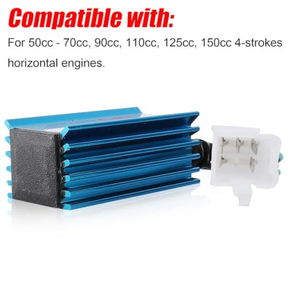 Racing 5 Pins AC CDI Box for GY6 50cc - 70cc 90cc 110cc 125cc 150cc Scooter 4-Stroke Engine ATV Go Kart Moped Quad Pit Dirt Mini Pocket Bike Chopper XR50 CRF50 139QMB 152QMI 157QMJ - size: 5 pin